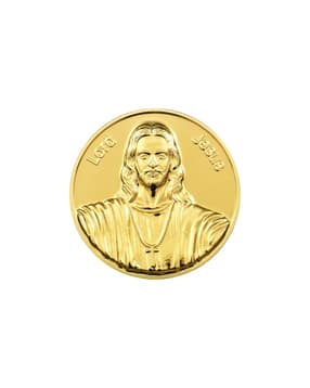 1 G 24 Kt (999) Solid Gold Coin - Jesus-image-35