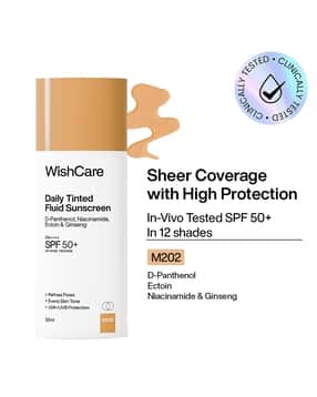 wishcare Daily Fluid Tinted Sunscreen SPF50PA++++ M202 (50 ml)-picture-26