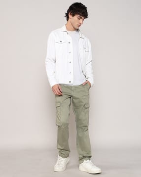 lee cooper Men Mid-Rise Cargo Trousers-picture-24