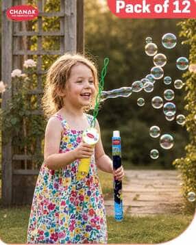 chanak Set of 12 Non-Toxic Solution Bubble Wands-picture-26