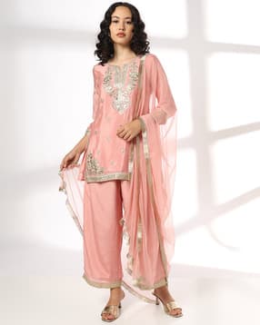 avaasa set Women Short Straight Kurta Set-picture-53