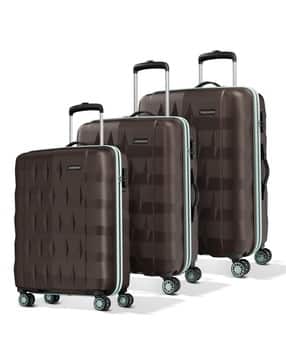 aristocrat Unisex Set of 3 360 Degree Rotating Wheel Luggage Bags-picture-22