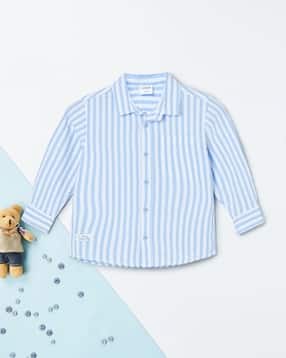 max Striped Regular Fit Shirt with Spread Collar-picture-14