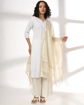 avaasa mix n' match Women Printed Chanderi Dupatta-picture-28