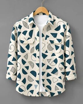 buda jeans co Men Printed Regular Fit Spread-Collar Shirt-picture-13