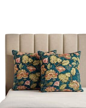 zensha decor Set of 2 Floral Print Cushion Covers 18" x 18"-picture-11