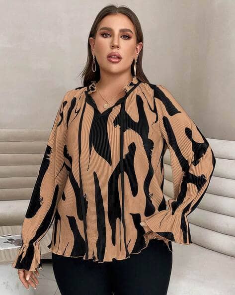 SHYAM SUNDARI Women Printed Regular Fit Top