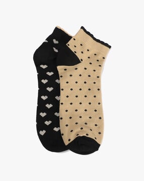 yousta Women Pack of 2 Printed Ankle-Length Socks-picture-33