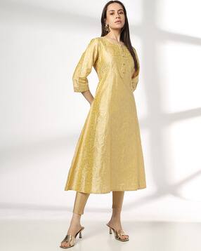 avaasa mix n' match Women Floral Print A-Line Kurta-picture-48