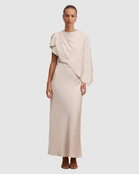 Forever New Women Round-Neck Maxi Sheath Dress