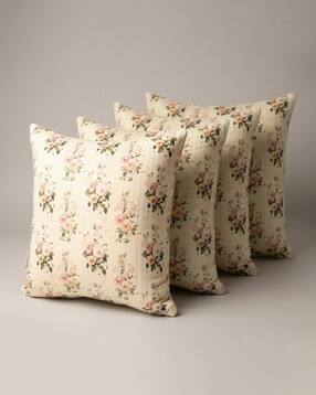 zensha decor Set of 4 Floral Print Cushion Covers 18" x 18"-picture-50