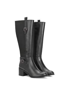 Women Knee-Length Boots with Zip Closure -image-18