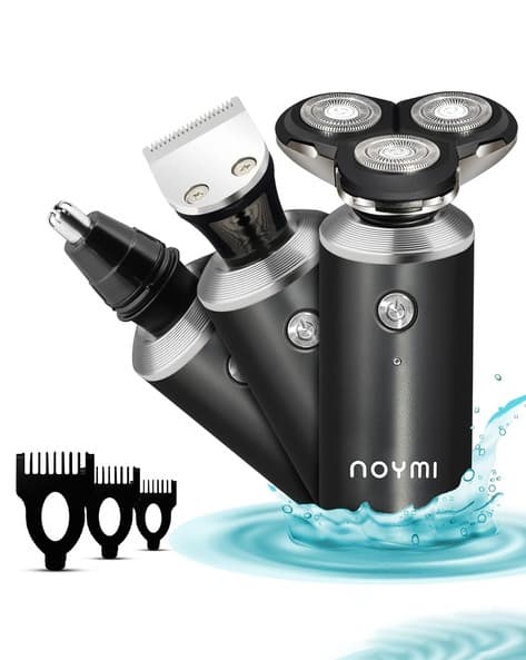 NOYMI Sleek waterproof 3D Electric Shaver with Precision Blades