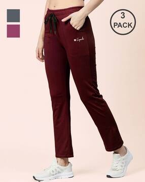 popmantra Women Pack of 3 Straight Track Pants-picture-15