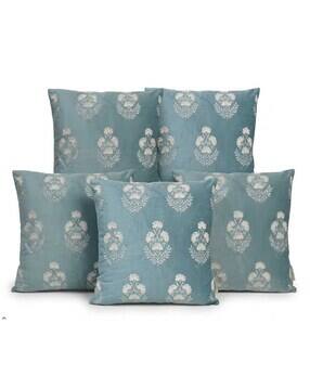 zensha decor Set of 5 Embroidered Cushion Covers 18" x 18"-picture-16