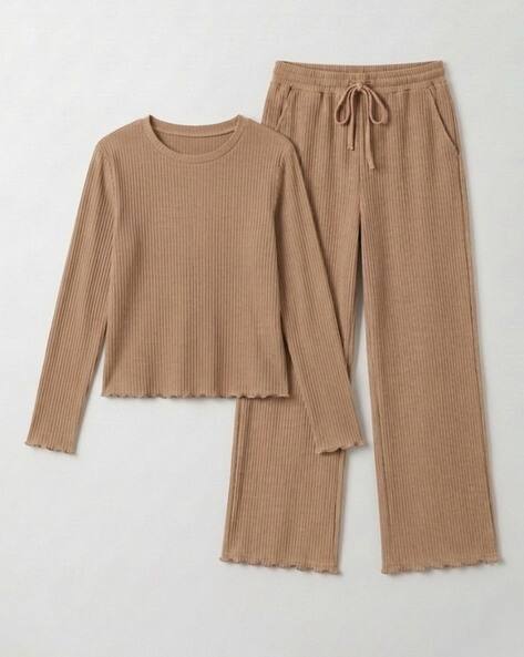 Buda Jeans Co Women Ribbed 2-Piece Sets