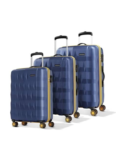 ARISTOCRAT Unisex Comet Set of 3 Trolley Bag Hard Luggage with Combination Lock - S|M|L