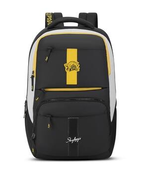unisex thala csk 16.5" compatible laptop backpack with usb port & rain cover-24l