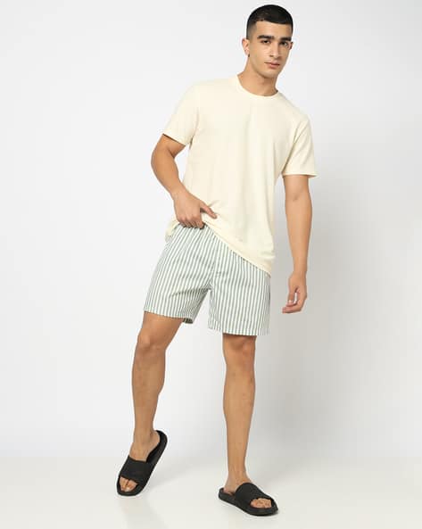 Men Striped Shorts