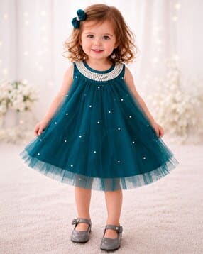 totztouch Girls Embellished A-Line Dress-picture-31