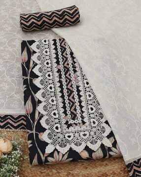 soch Women Printed 3-Piece Unstitched Dress Material-picture-37