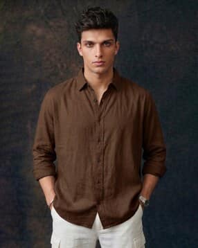 alpha tribe Men Regular Fit Shirt with Full Sleeves-picture-32