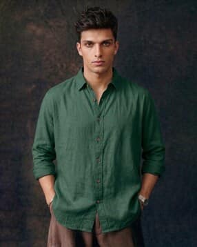 alpha tribe Men Regular Fit Shirt with Full Sleeves-picture-23