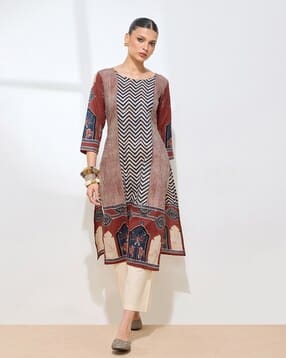 nyrika Women Geometric Print Straight Kurta-picture-13