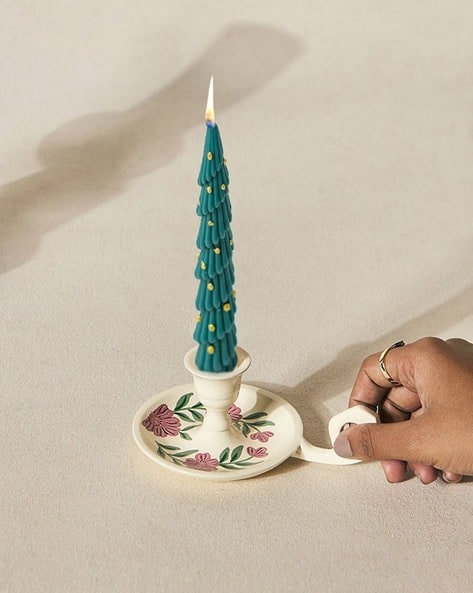 CHUMBAK Set of 2 Holiday Glow Taper Candles