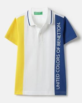 united colors of benetton Boys Colourblocked Regular Fit Polo T-Shirt-picture-34