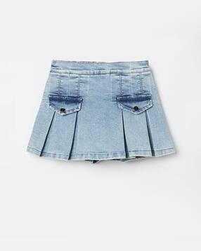 fame forever by lifestyle Girls A-Line Mini Skirts-picture-24
