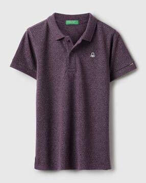 Boys Jaspe Polo T-Shirt-image-46