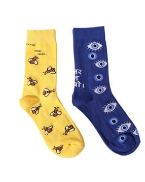 thela gaadi Women Pack of 2 Mid-Calf Length Socks-picture-12