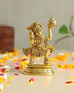 habere india Brass Hanuman Ji Idol-picture-19