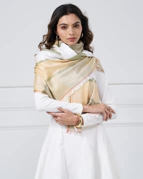 forever glam by pantaloons Women Colourblock Scarf-picture-32