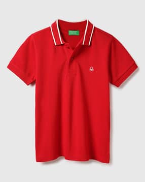 united colors of benetton Boys Regular Fit Polo T-Shirt-picture-12