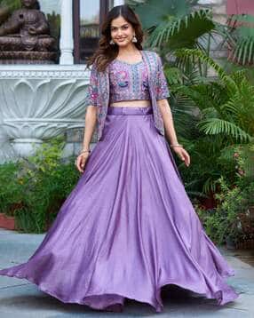 tanuka Women Embroidered Lehenga Choli with Koti-picture-21