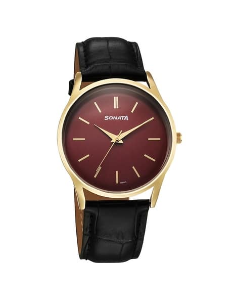 SONATA Men Stainless Steel Analogue Watch-NU77140YL02