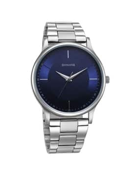 sonata Men Analogue Watch with Metallic Strap-NU77105SM15W-picture-34