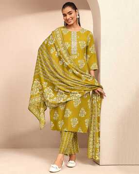 gerua by libas Women Floral Kurta Set-picture-44