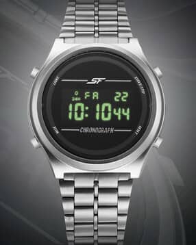 sonata Men Stainless Steel Strap Digital Watch-NU77162PM03W-picture-22
