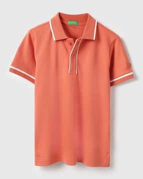 Interlock Polo T-Shirt with Piping-image-11