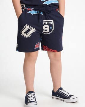 fame forever by lifestyle Boys Typographic Print Regular Fit Shorts-picture-32