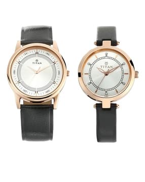 titan His & Her Couple Analogue Watch Set-NU17732603WL01-picture-32