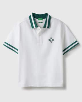 united colors of benetton Boys Logo Print Regular Fit Polo T-Shirt-picture-11
