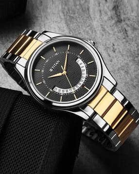titan Karishma Brass Strap Analogue Watch-NU1713BM02-picture-27