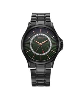 Men Karishma Stainless Steel Strap Analogue Watch-NU10038NM01-image-31