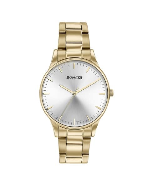 SONATA Men Water-Resistant Analogue Watch-NU77144YM02
