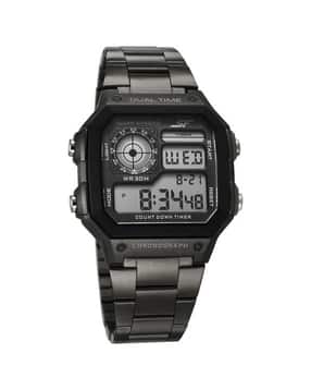 sonata Unisex Stainless Steel Digital Watch-NU77134PM06W-picture-31