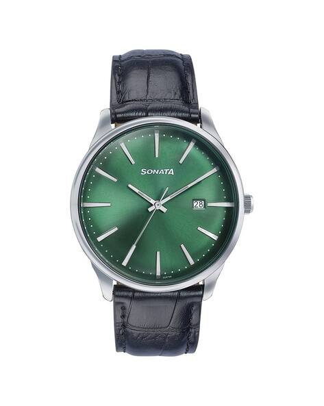 SONATA Men Stainless Steel Strap Analogue Watch-NU77166SL01